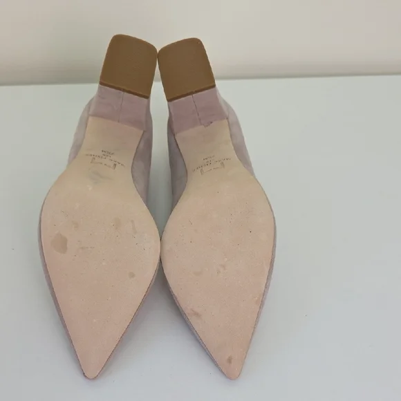 Marc Fisher Taupe Suede Heels.  Size 7 1/2 - Picture 9 of 12